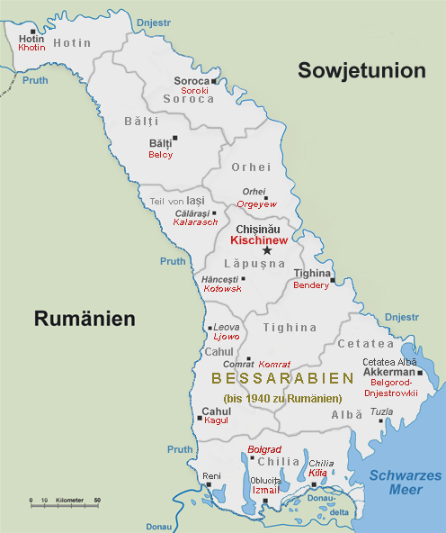 Карта бессарабии до 1940 года - 91 фото